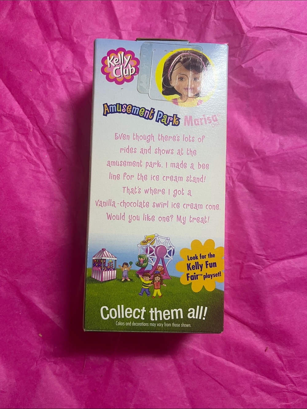 2000 Mattel Kelly Club "Amusement Park" Marisa doll NRFB runaway ice cream - Picture 7 of 9